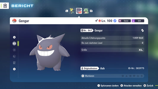 Ranked Team Nr. 2: #094 Gengar #149 Dragoran #658 Quajutsu PVP ZA
