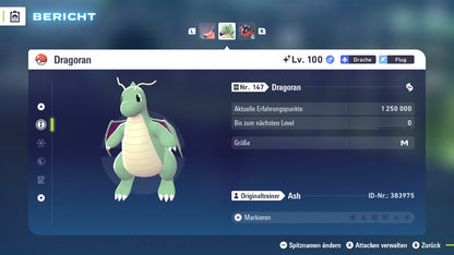 Ranked Team Nr. 2: #094 Gengar #149 Dragoran #658 Quajutsu PVP ZA