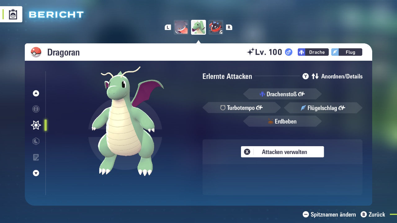 Ranked Team Nr. 2: #094 Gengar #149 Dragoran #658 Quajutsu PVP ZA