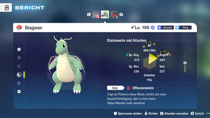 Ranked Team Nr. 2: #094 Gengar #149 Dragoran #658 Quajutsu PVP ZA