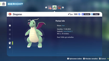 Ranked Team Nr. 2: #094 Gengar #149 Dragoran #658 Quajutsu PVP ZA