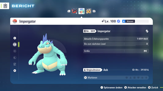 Ranked Team Nr. 3: #160 Impergator #376 Metagross #282 Guardevoir PVP ZA