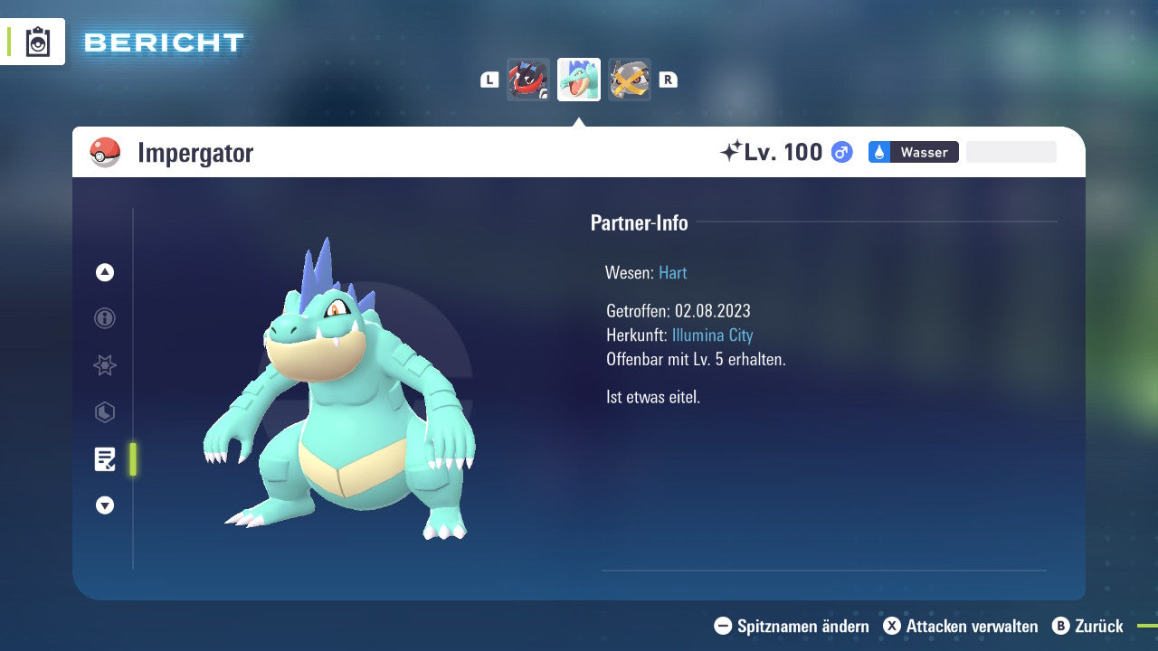 Ranked Team Nr. 3: #160 Impergator #376 Metagross #282 Guardevoir PVP ZA