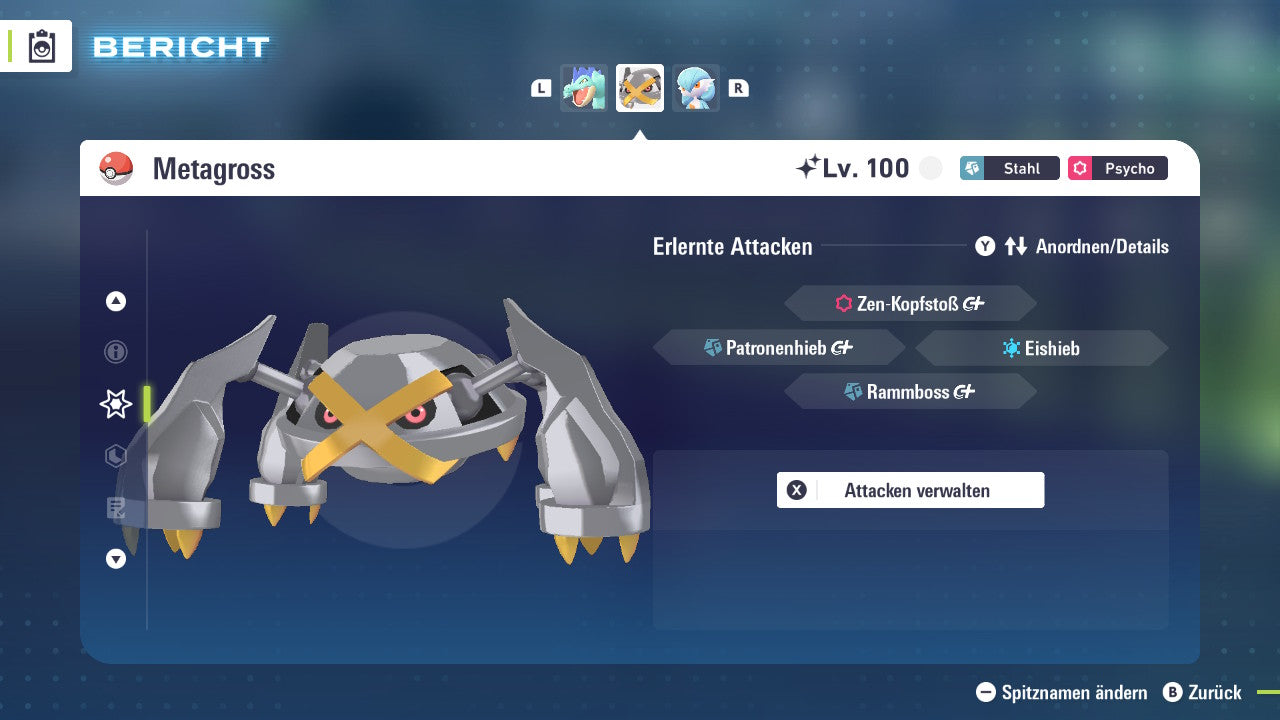 Ranked Team Nr. 3: #160 Impergator #376 Metagross #282 Guardevoir PVP ZA