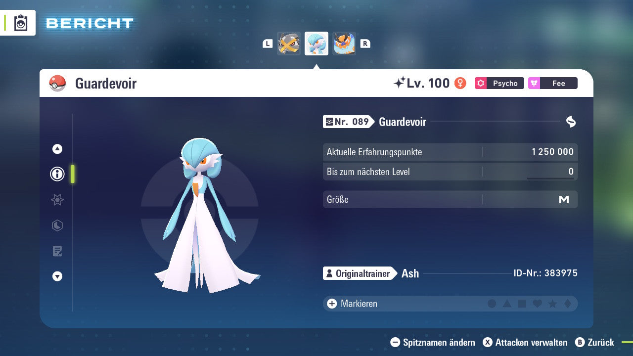 Ranked Team Nr. 3: #160 Impergator #376 Metagross #282 Guardevoir PVP ZA