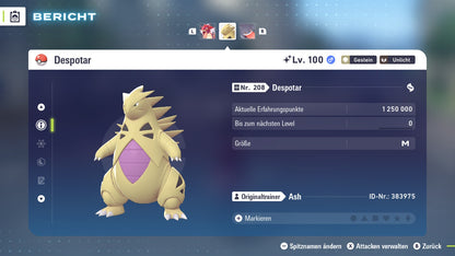 Ranked Team Nr. 5: #212 Scherox #130 Garados #248 Despotar PVP ZA