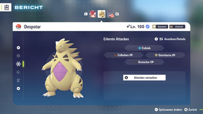 Ranked Team Nr. 5: #212 Scherox #130 Garados #248 Despotar PVP ZA