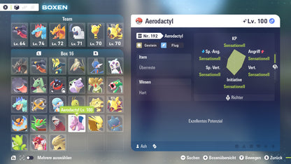 Ranked Team Nr. 9: #142 Aerodactyl #018 Tauboss #354 Banette PVP ZA