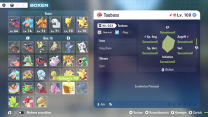 Ranked Team Nr. 9: #142 Aerodactyl #018 Tauboss #354 Banette PVP ZA