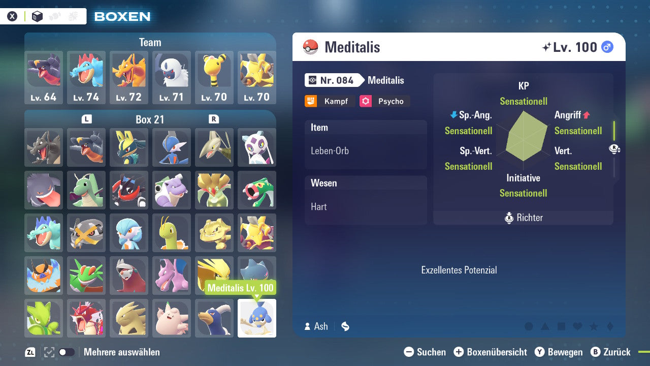 Ranked Team Nr. 10: #036 Pixi #229 Hundemon #308 Meditalis PVP ZA