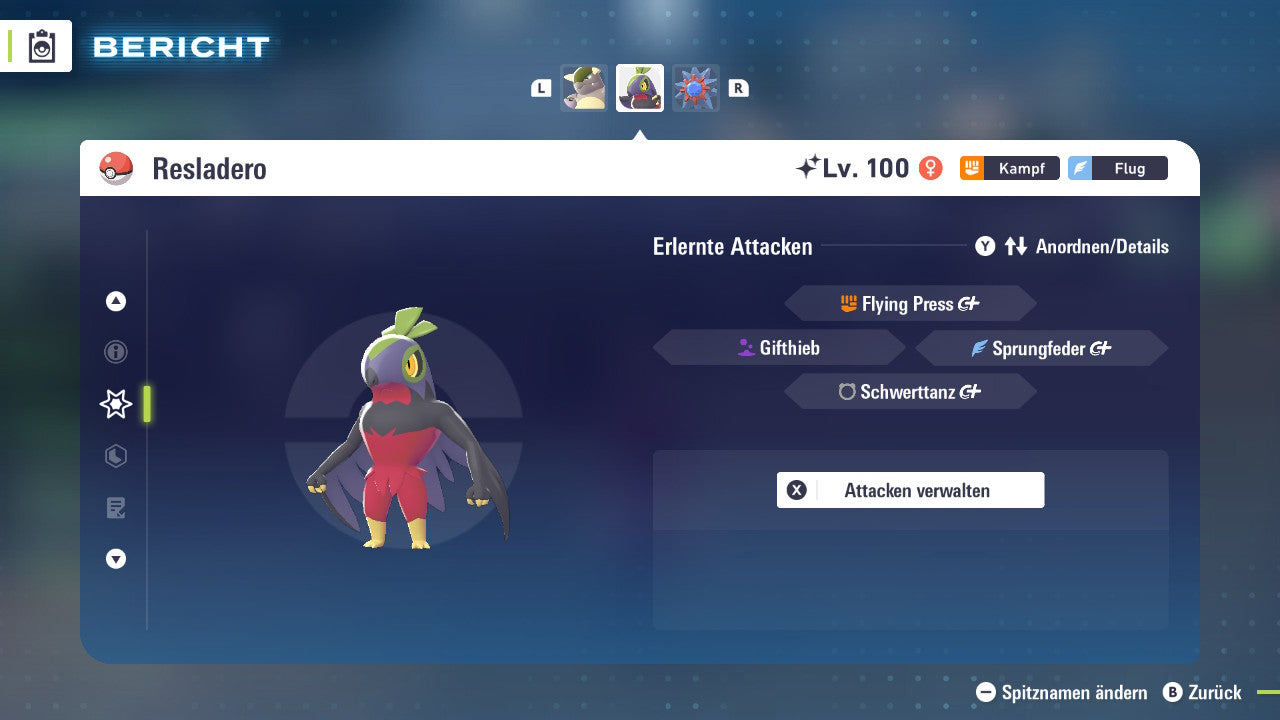 Ranked Team Nr. 11: #701 Resladero #121 Starmie #306 Stolloss PVP ZA