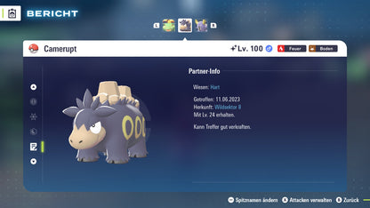 #323 Camerupt PVP ZA