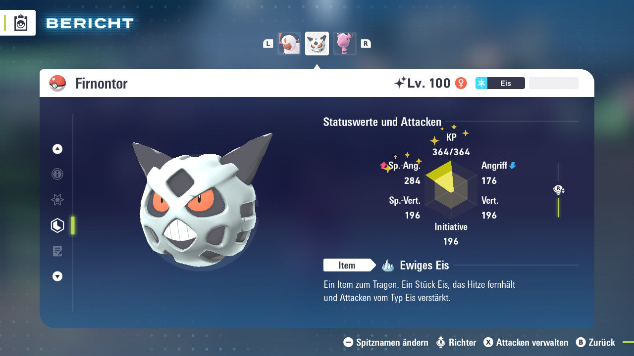 Ranked Team Nr. 21 : #359 Absol #362 Firnontor #181 Ampharos PVP ZA