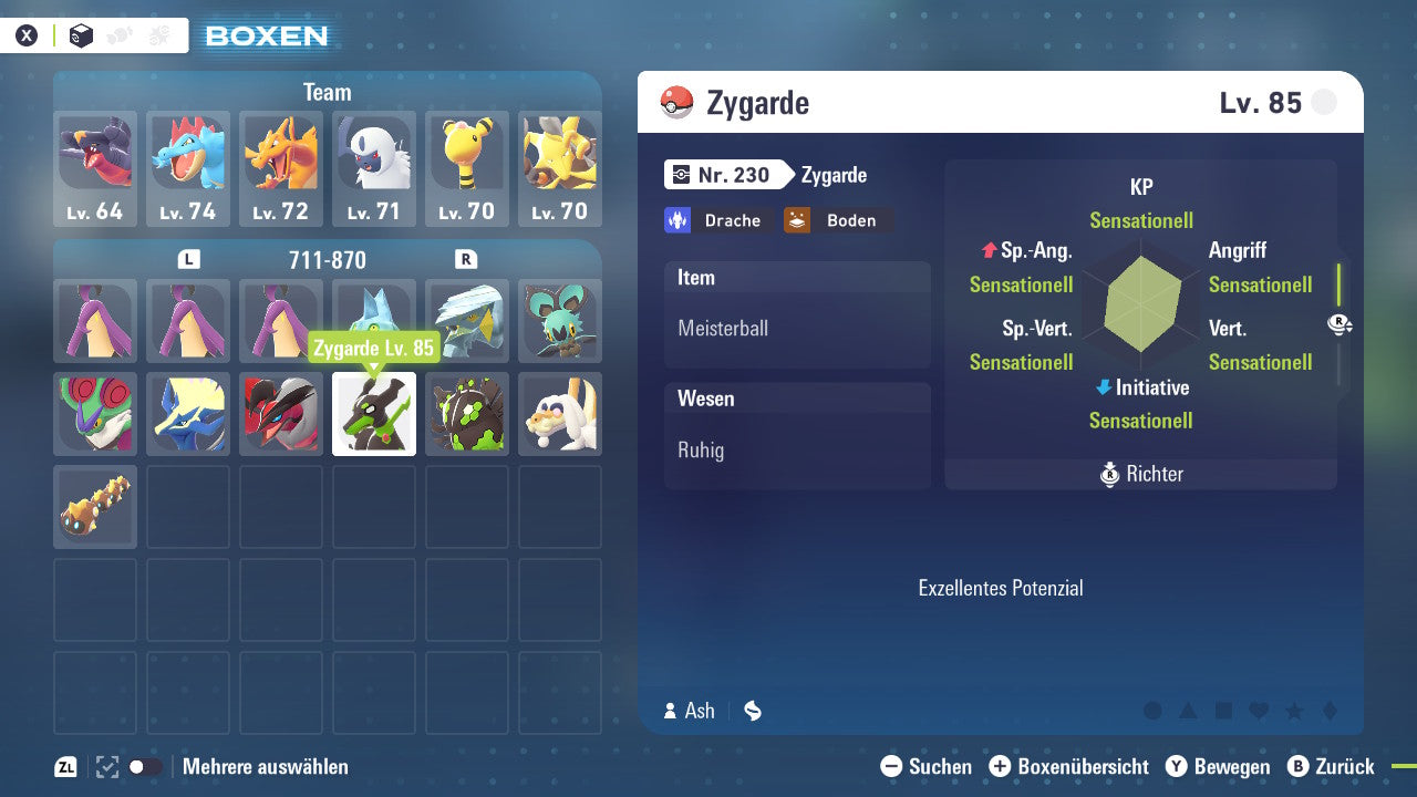 #718 Zygarde 10-Zellen PVE ZA