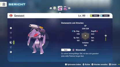 #649 Genesect PVE ZA