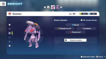 #649 Genesect PVE ZA