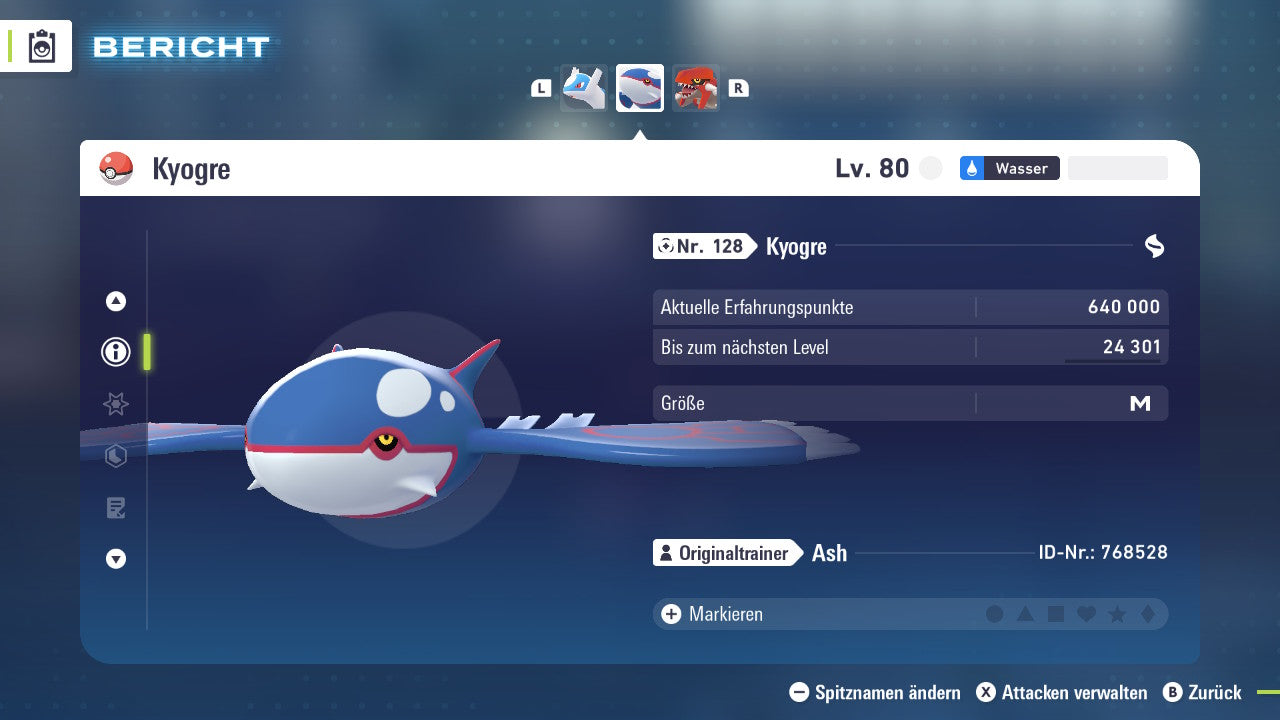 #382 Kyogre PVE ZA