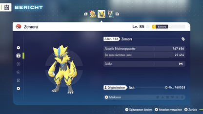 #807 Zeraora PVE ZA