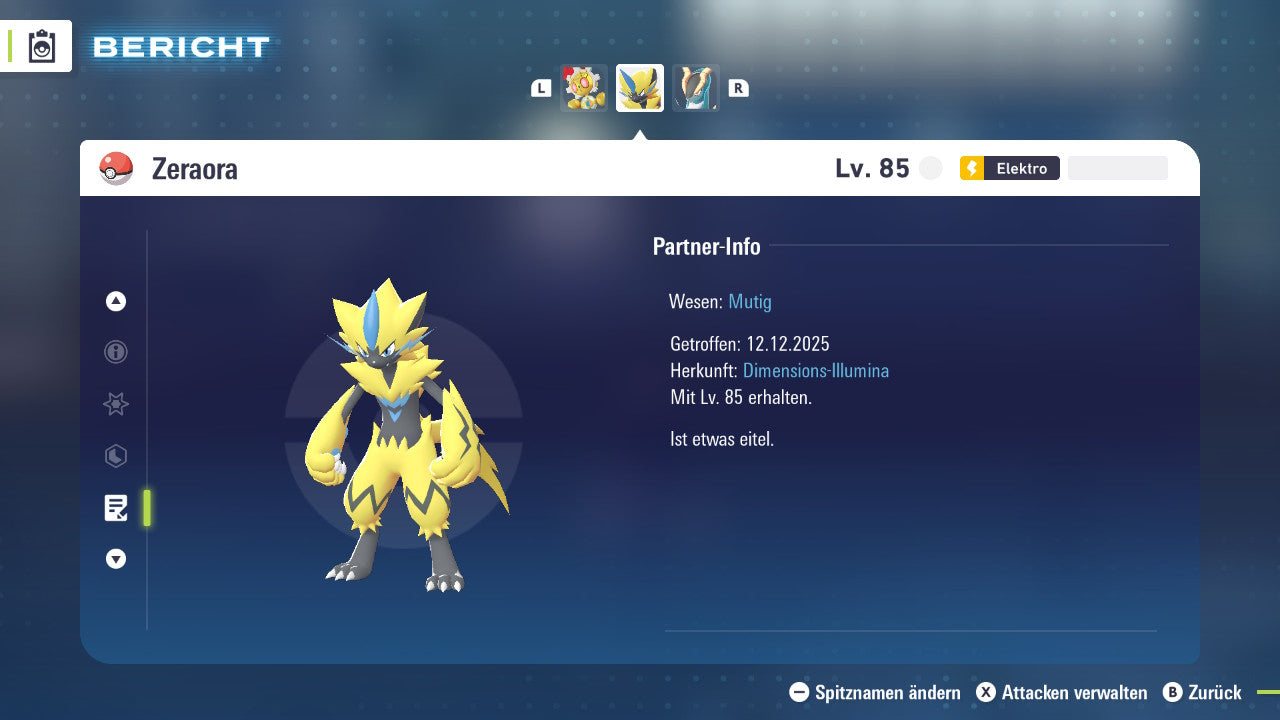 #807 Zeraora PVE ZA