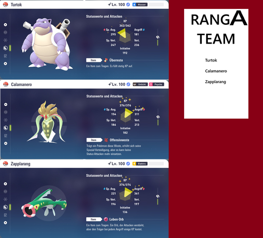Ranked Team Nr. 7: #475 Turtok #227 Calamanero #478 Zapplarang PVP ZA