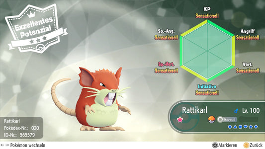 #020 Raticate LGPE