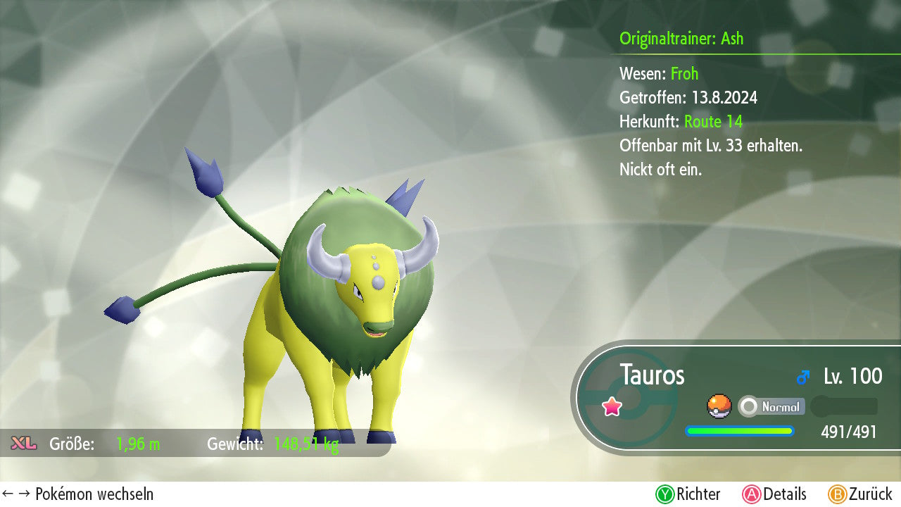 #128 Tauros LGPE