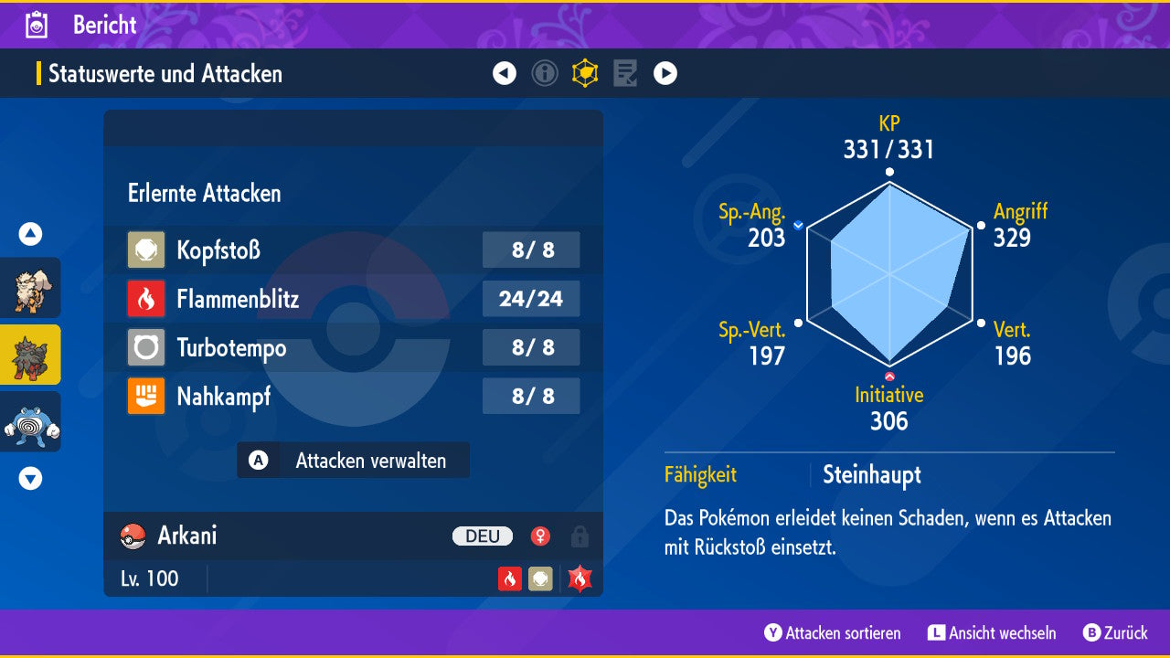 #59 Arcanine Hisui PVP