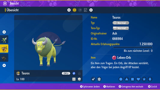 #128 Tauros PVP