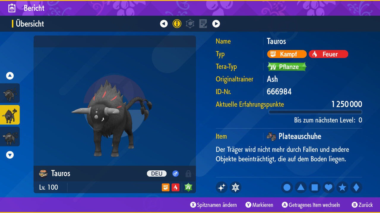 #128 Tauros Flame Variant PVP