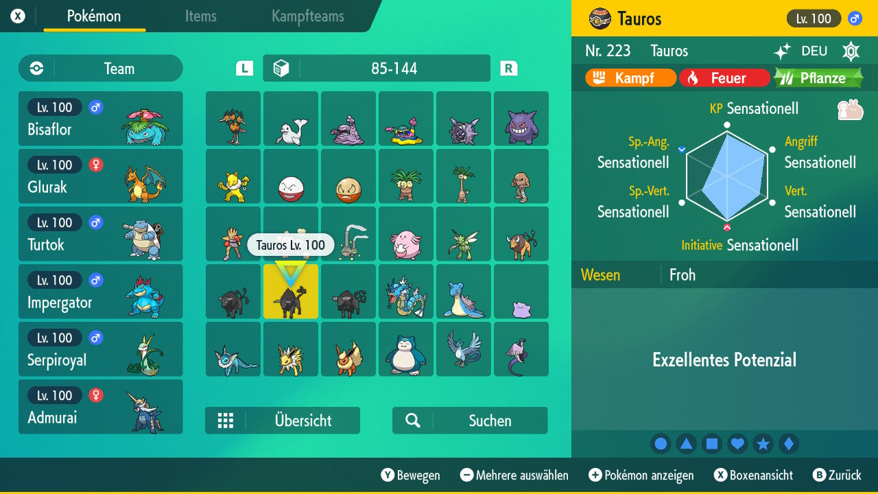 #128 Tauros Flame Variant PVP
