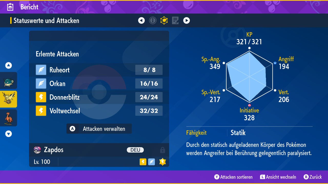 #145 Zapdos PVP