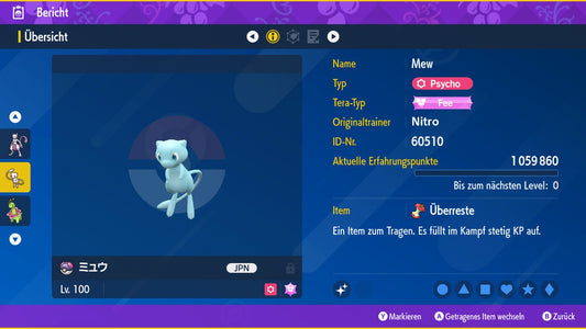 #151 Mew PVP SV