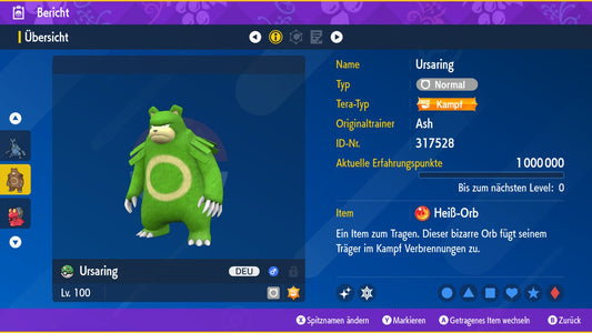 #217 Ursaring PVP