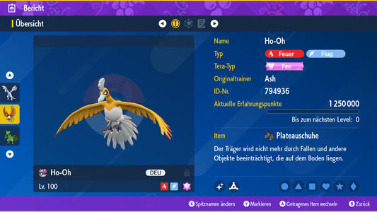#250 Ho-Oh PVP