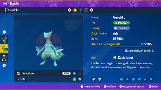 #254 Sceptile PVP