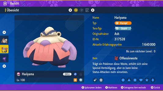 #297 Hariyama PVP