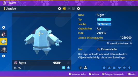 #378 Regice PVP