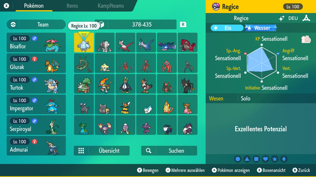 #378 Regice PVP