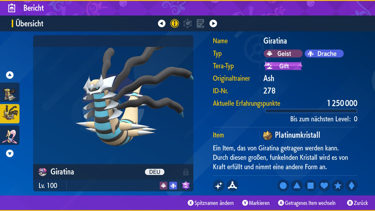 #487 Giratina Urform PVP