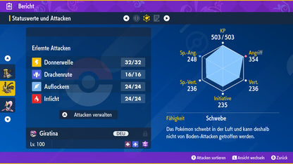#487 Giratina Urform PVP