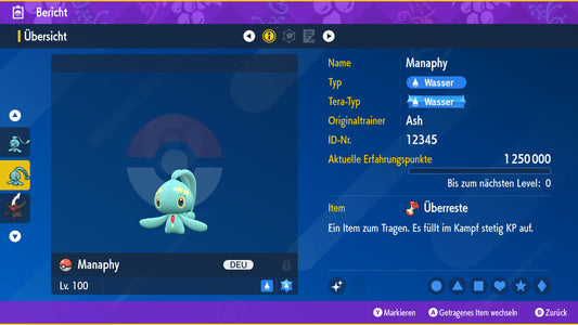#490 Manaphy PVP