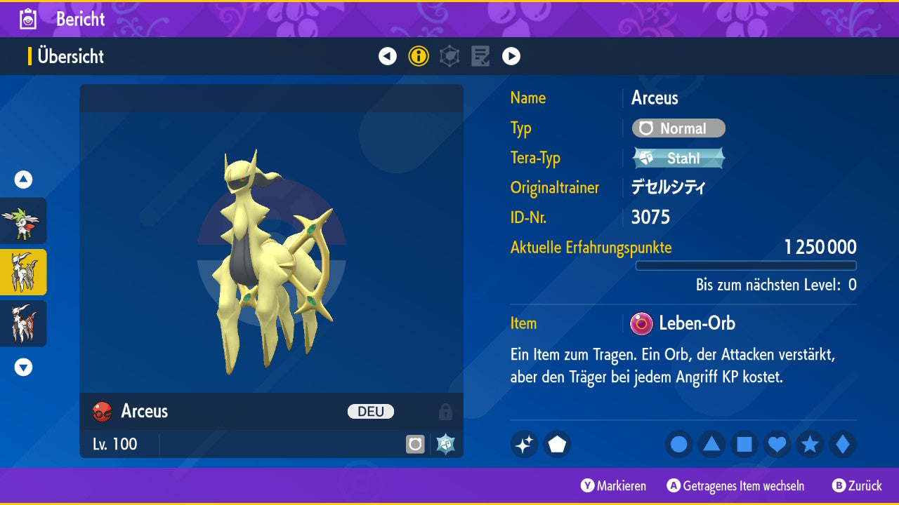 #493 Arceus Normal PVP