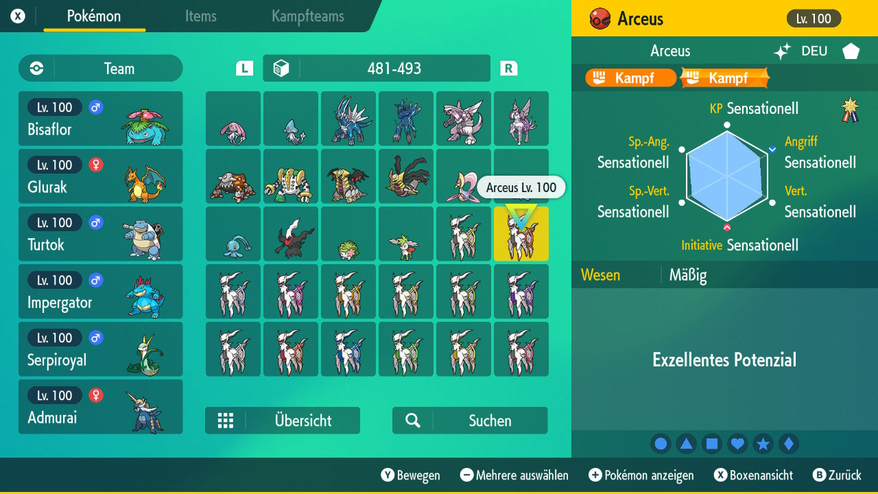 #493 Arceus Combat PVP