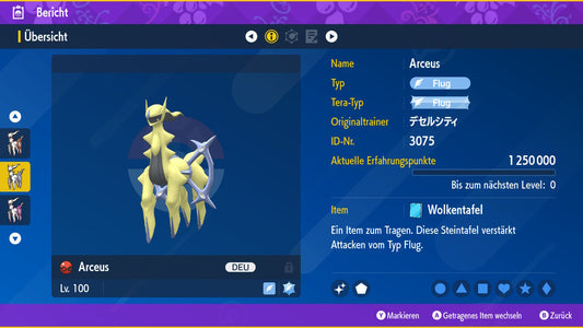 #493 Arceus Flight PVP