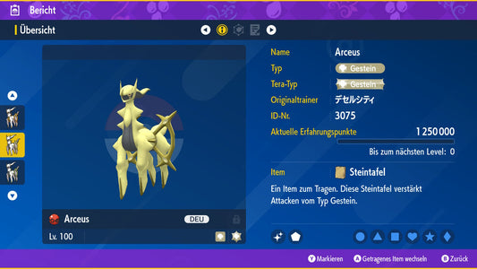 #493 Arceus Rock PVP