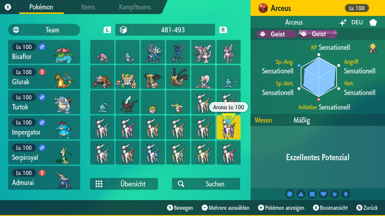 #493 Arceus Ghost PVP