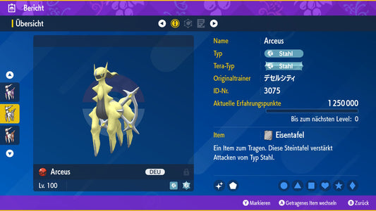 #493 Arceus Steel PVP