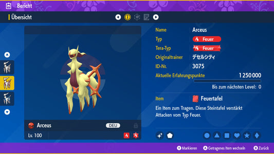 #493 Arceus Fire PVP