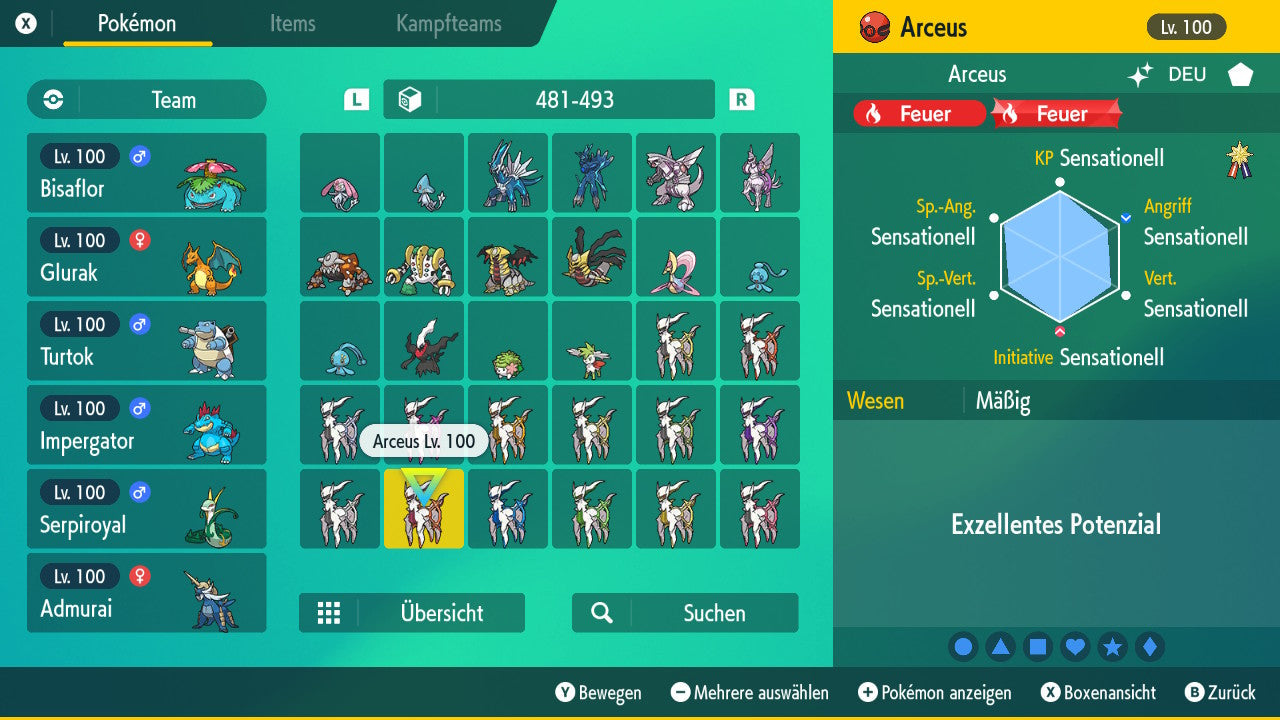 #493 Arceus Fire PVP