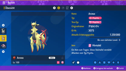 #493 Arceus Psycho PVP